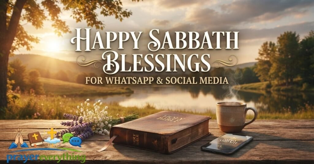 Happy Sabbath Blessings for WhatsApp & Social Media