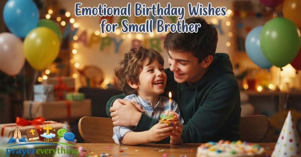 Emotional Birthday Wishes for Small Brother