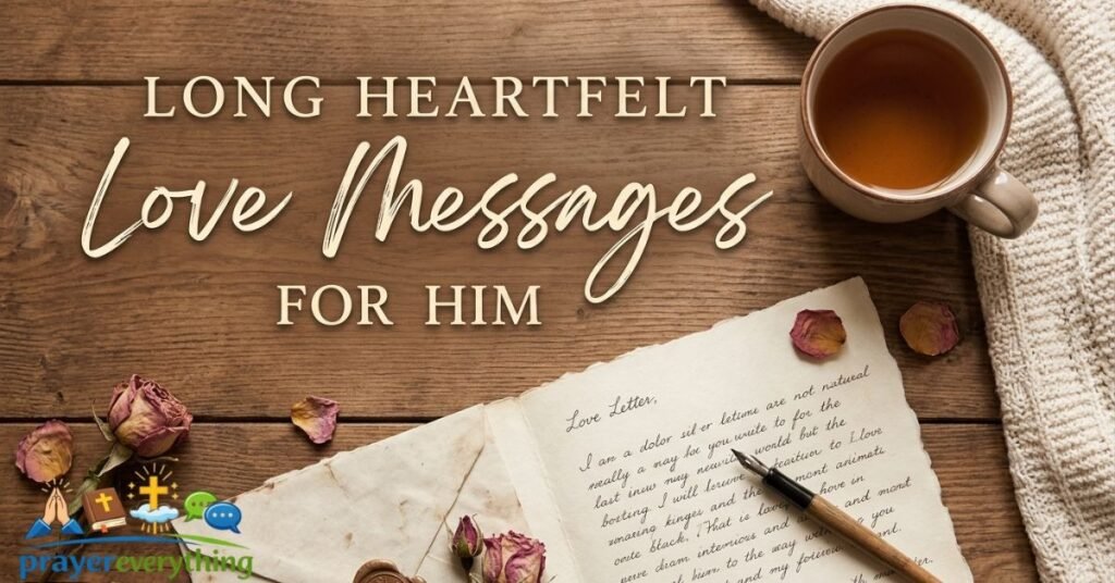 Long Heartfelt Love Messages for Him