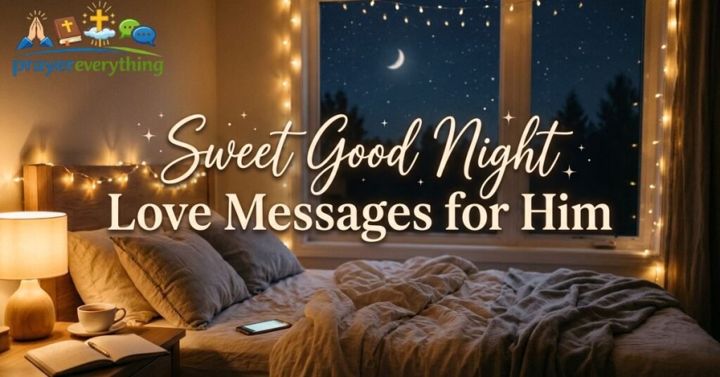 Sweet Good Night Love Messages for Him