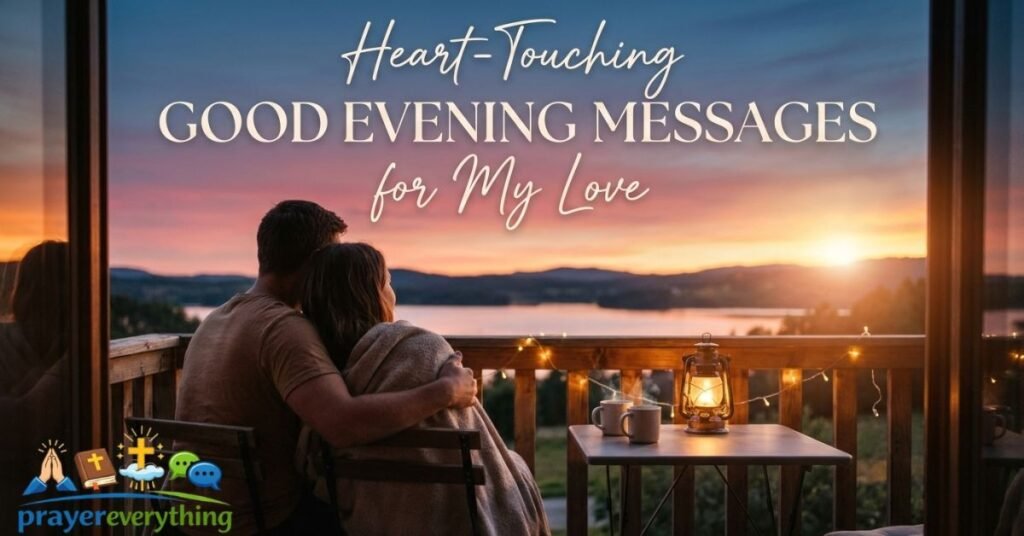 Heart-Touching Good Evening Messages for My Love