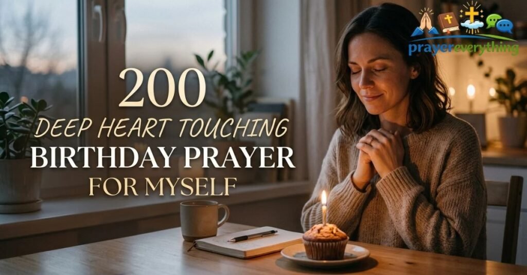 200 Deep Heart-Touching Birthday Prayers for Myself