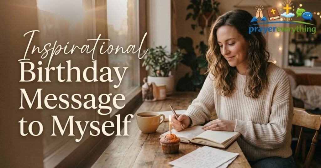 Inspirational Birthday Message to Myself