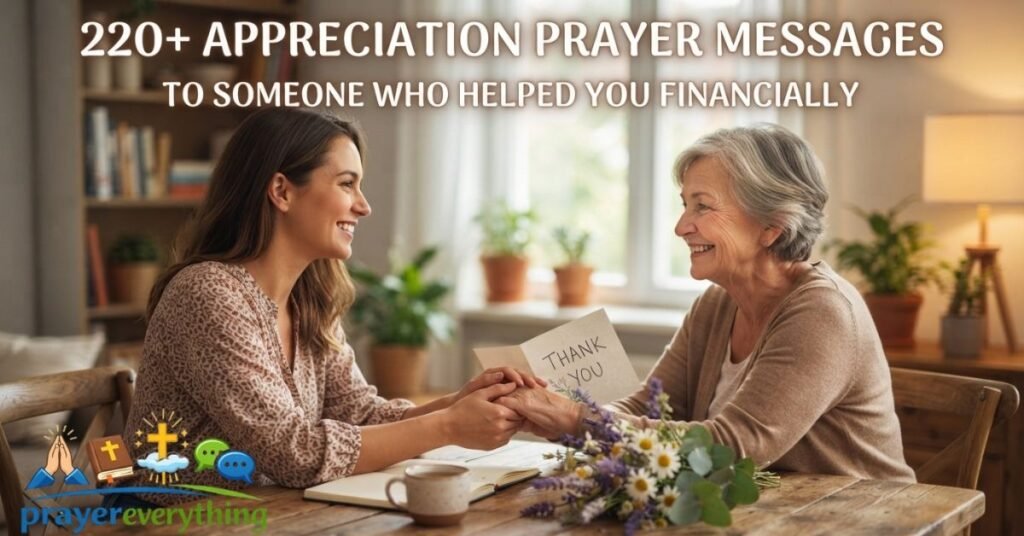 220+ Appreciation Prayer Messages to Someone Who Helped You Financially