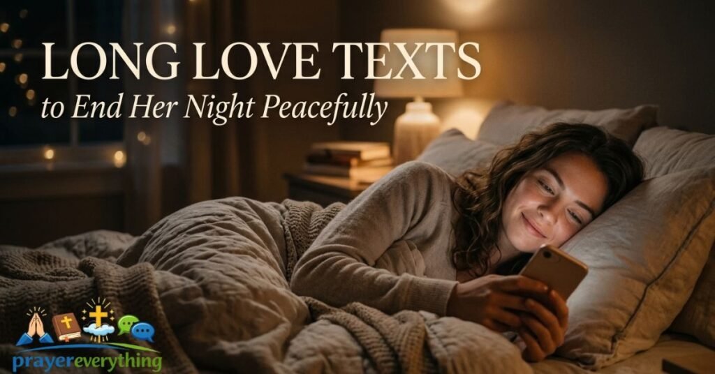 Long Love Texts to End Her Night Peacefully