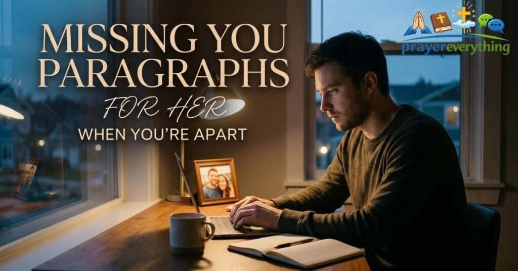 Missing You Paragraphs for Her When You're Apart