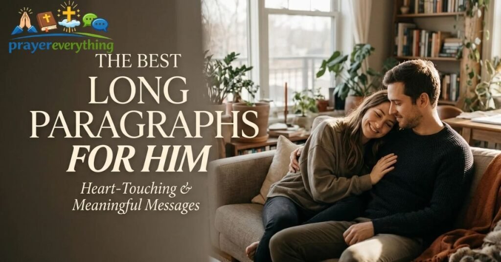 The Best Long Paragraphs for Him: Heart-Touching & Meaningful Messages