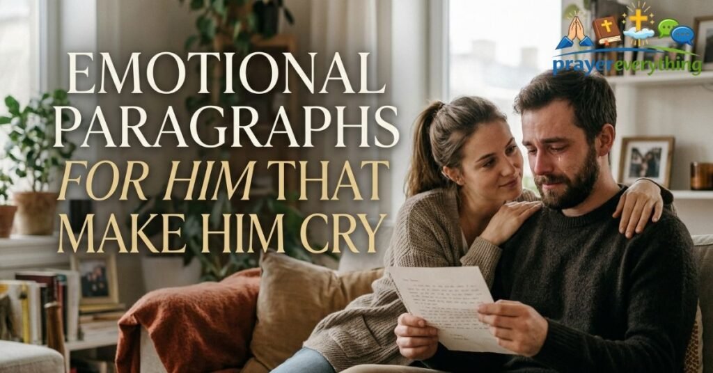 Emotional Paragraphs for Him That Make Him Cry