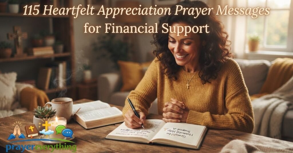 115 Heartfelt Appreciation Prayer Messages for Financial Support
