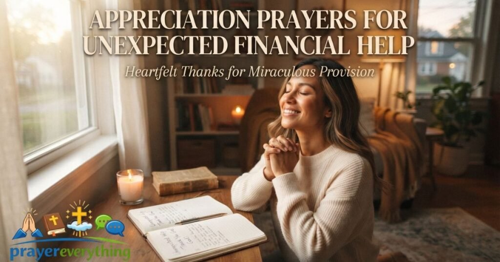 Appreciation Prayers for Unexpected Financial Help