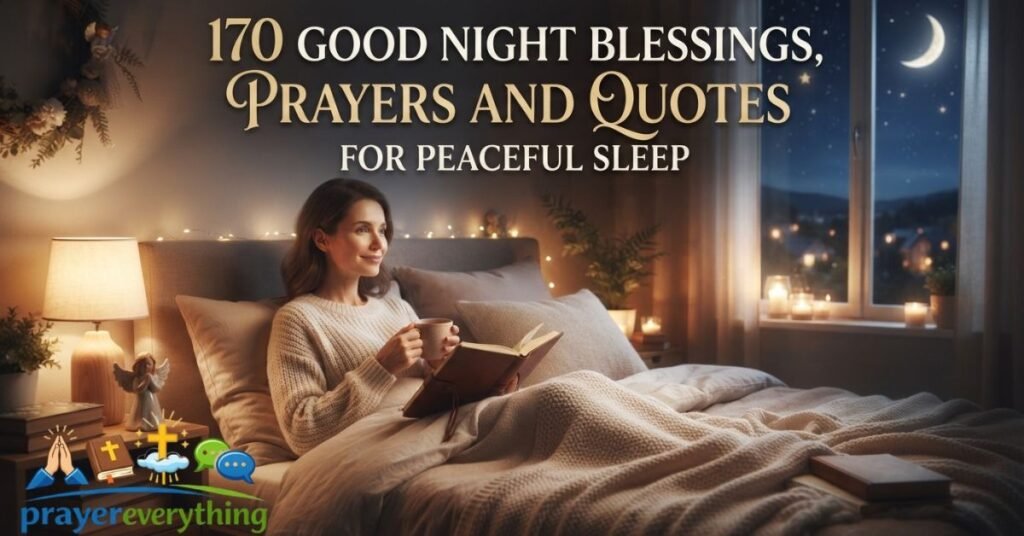 170 Good Night Blessings, Prayers and Quotes for Peaceful Sleep