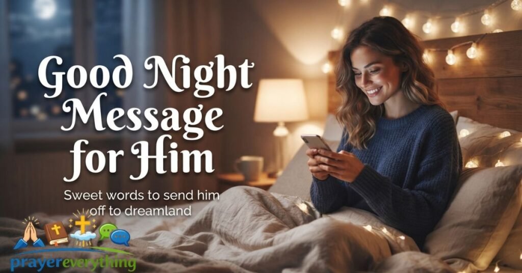 Good Night Message for Him