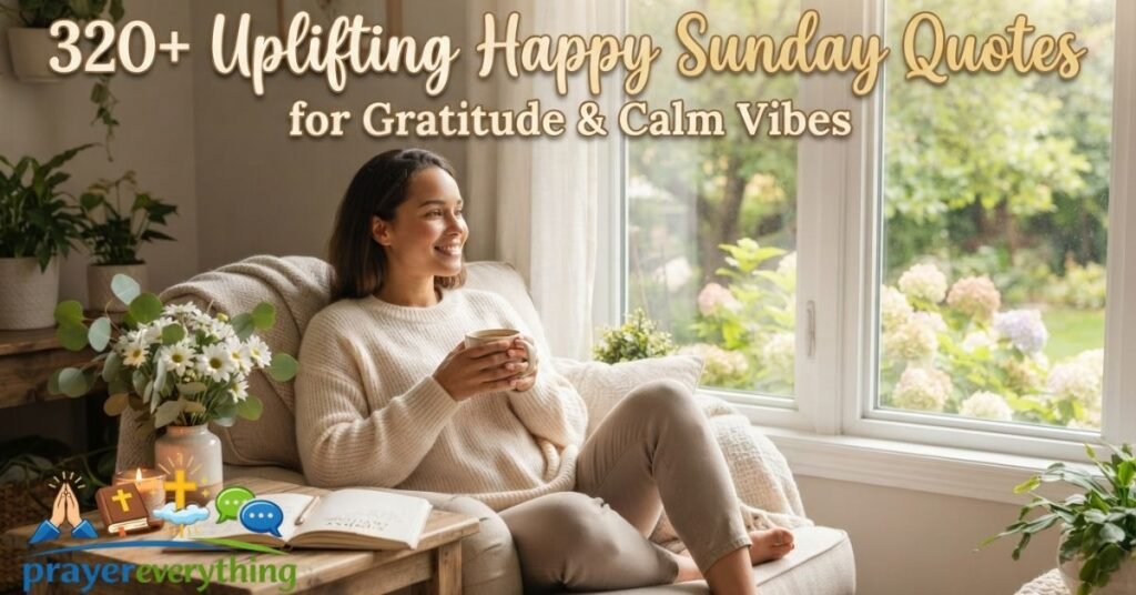 320+ Uplifting Happy Sunday Quotes for Gratitude & Calm Vibes