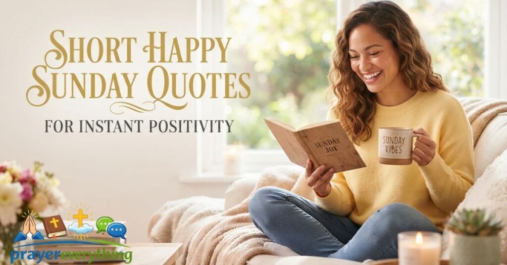Short Happy Sunday Quotes for Instant Positivity