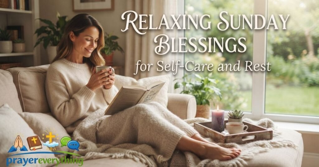 Relaxing Sunday Blessings for Self-Care and Rest