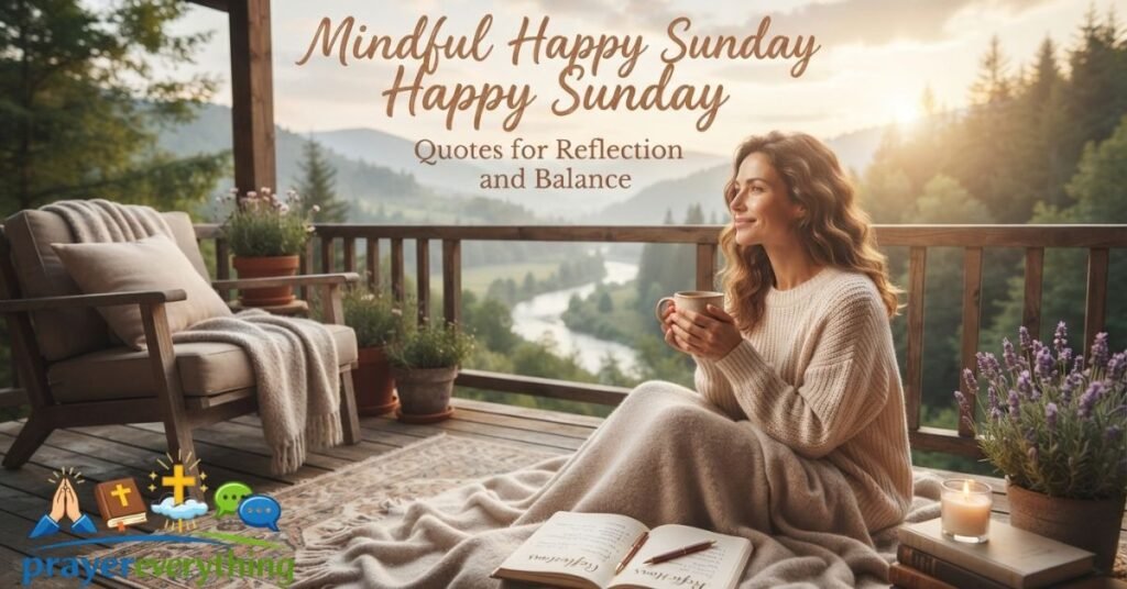 Mindful Happy Sunday Quotes for Reflection and Balance