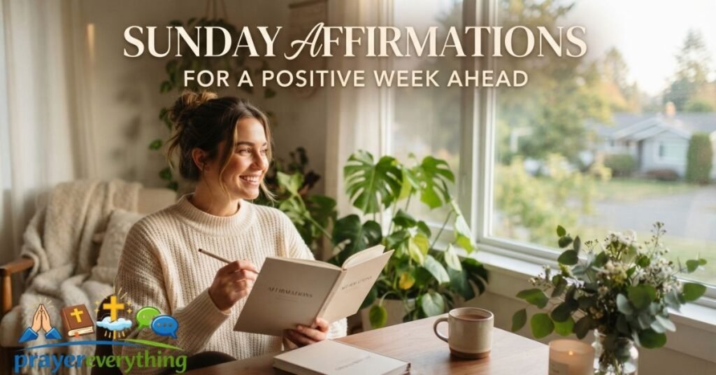 Sunday Affirmations for a Positive Week Ahead