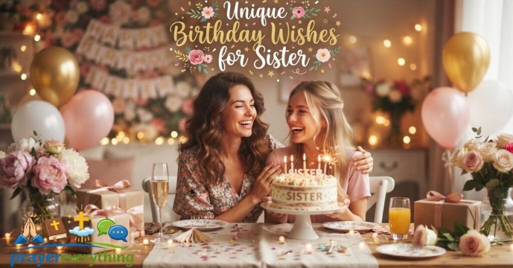 Unique Birthday Wishes for Sister