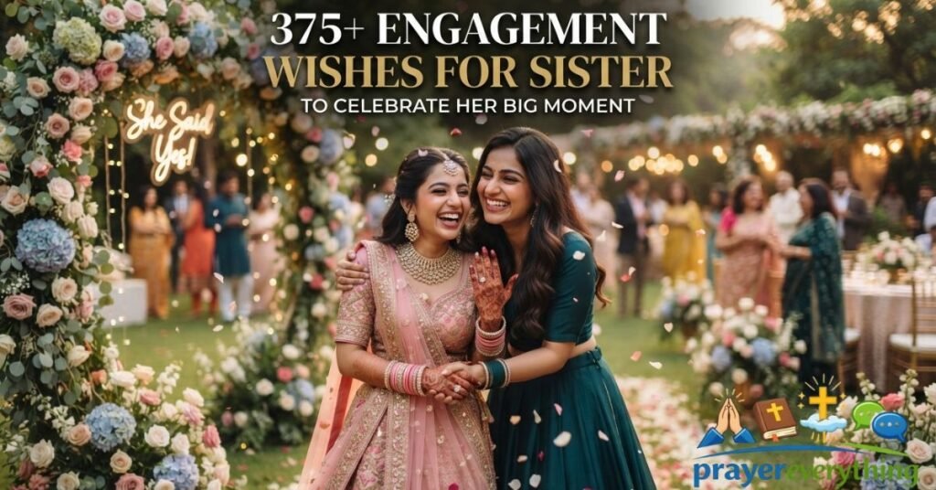 375+ Engagement Wishes for Sister to Celebrate Her Big Moment