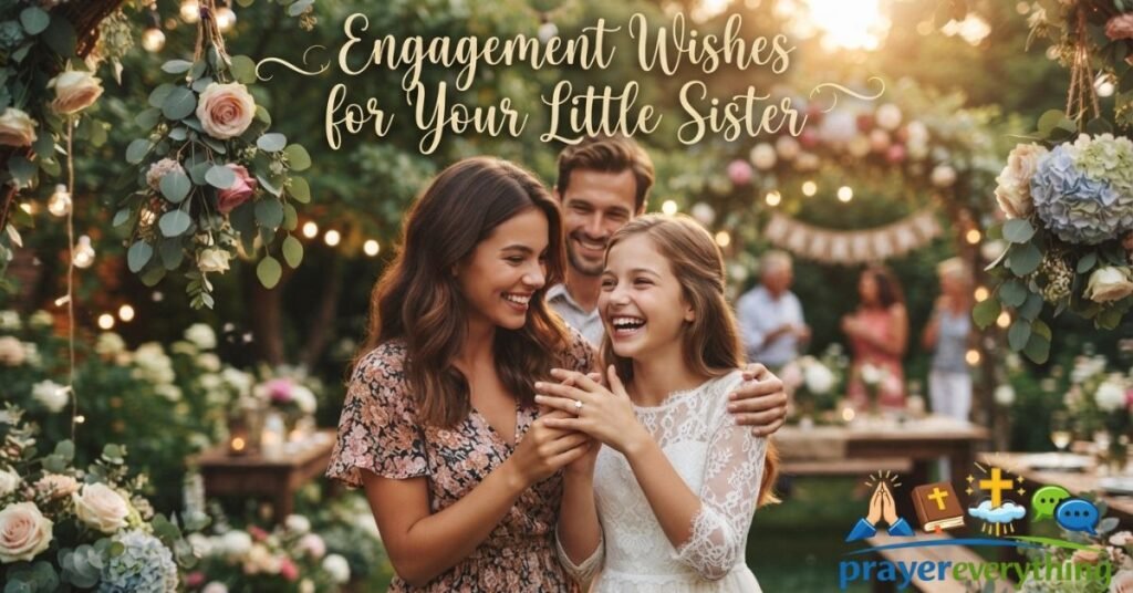 Engagement Wishes for Your Little Sister