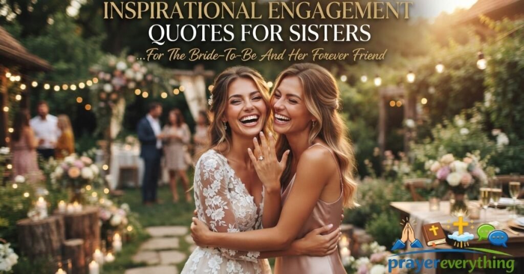 Inspirational Engagement Quotes for Sisters