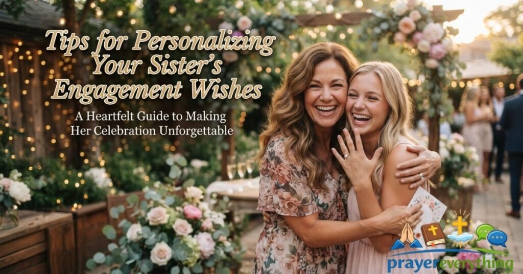Tips for Personalizing Your Sister's Engagement Wishes