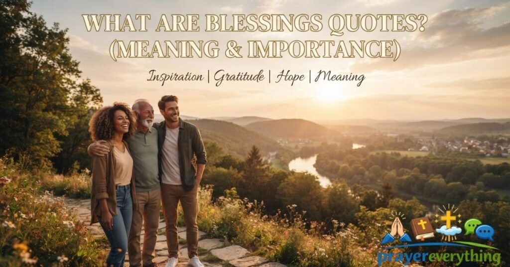 What Are Blessings Quotes? (Meaning & Importance)