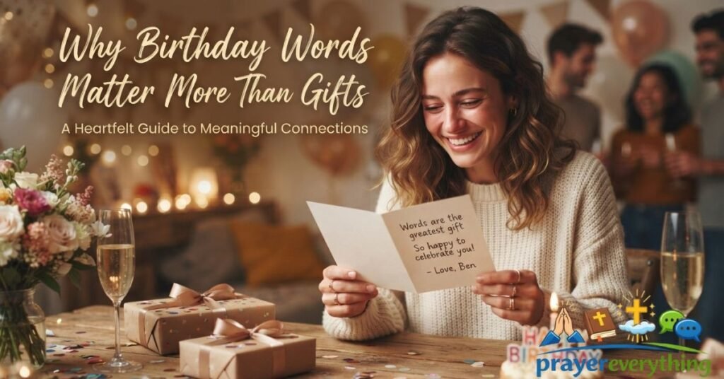 Why Birthday Words Matter More Than Gifts