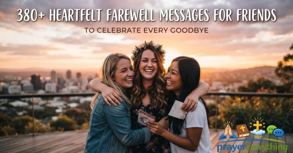 380+ Heartfelt Farewell Messages for Friends to Celebrate Every Goodbye