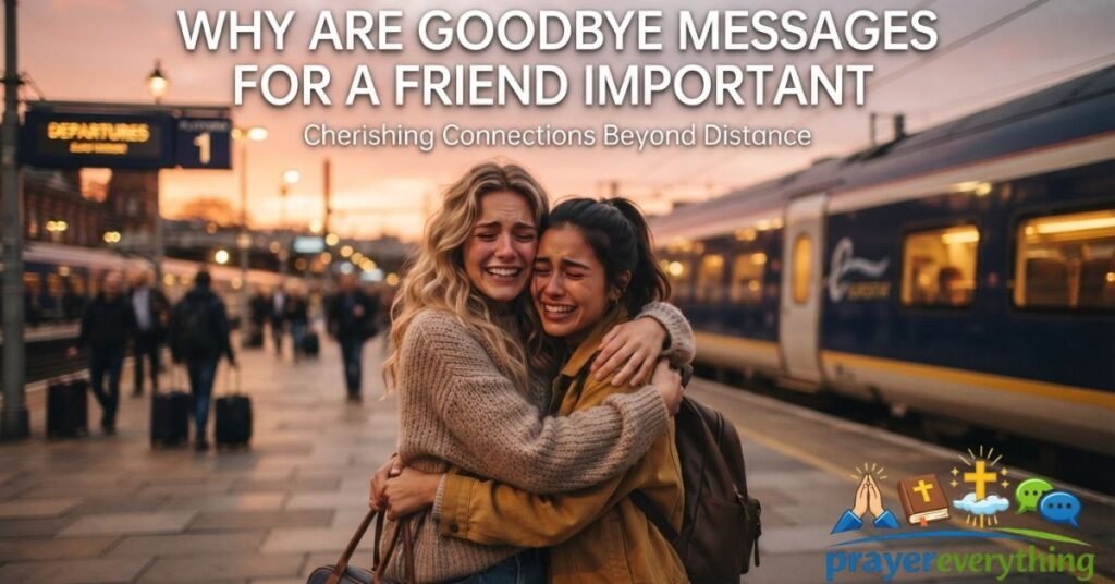 Why Are Goodbye Messages for a Friend Important