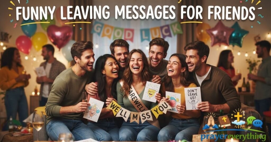 Funny Leaving Messages for Friends