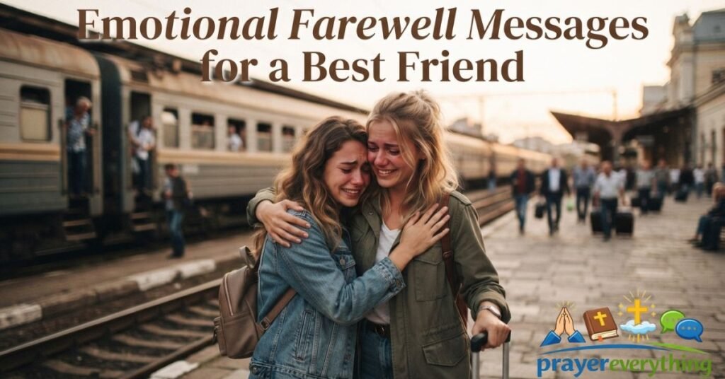 Emotional Farewell Messages for a Best Friend