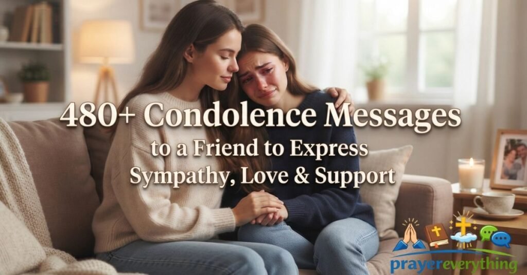 480+ Condolence Messages to a Friend to Express Sympathy, Love & Support