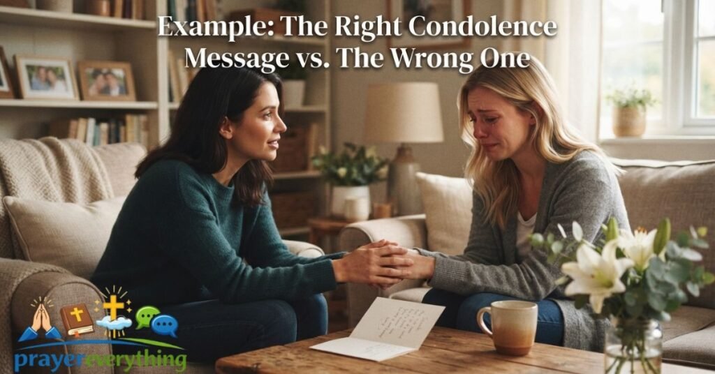 Example: The Right Condolence Message vs. The Wrong One