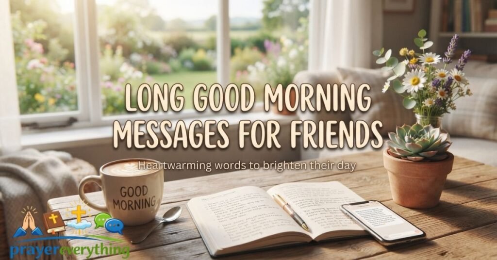 Long Good Morning Messages for Friends